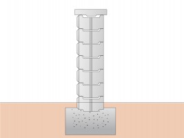 Corte construtivo H≤ 1,20m