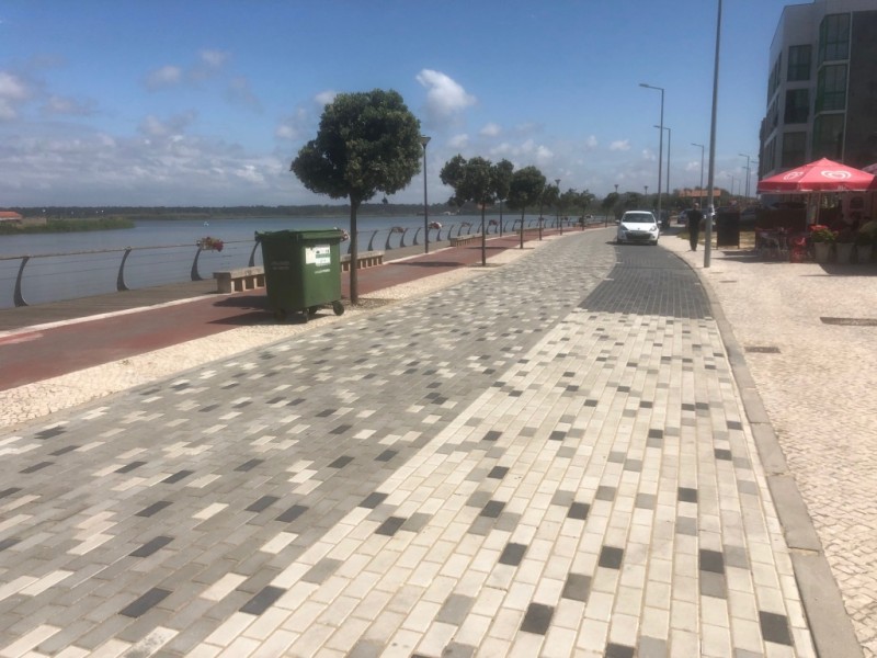 Pavimento Holanda: Cor Cinza/Preto/Branco Sujo/Amarelo
